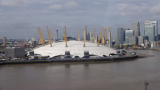 Arena, stavbe, arhitektura, O2 arena, reka, Thames, Millennium dome