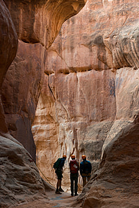 Canyon, sandsten, Rock, erosion, canyoneering, geologi, Arches nationalpark