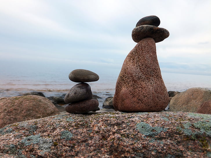 Mar, pedra, l'aigua, Roca - objecte, còdols, pedra - objecte, natura
