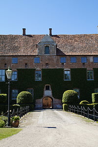 Castle, Svédország, építészet, Chateau, épület, bemenet, átjáró