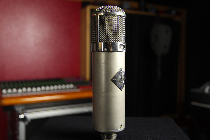 microfoon, blauw, Kiwi, Studio, apparatuur, record, audio