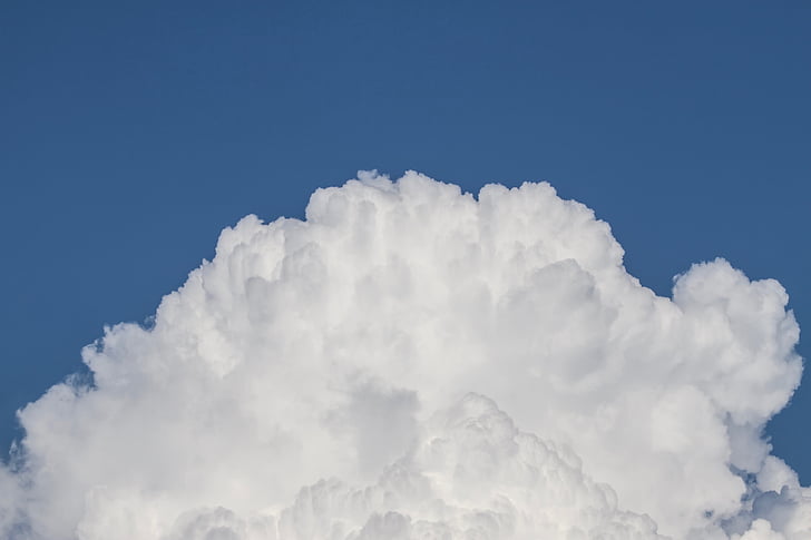 хмари, хмари форми, Хмара гора, Cumulus хмари, Хмара зв'язка, Можлива гроза, небо