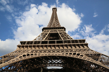 París, la torre de la playa, Torre de hierro de hilton de Effie, edificio, paisaje, amor, ver valores