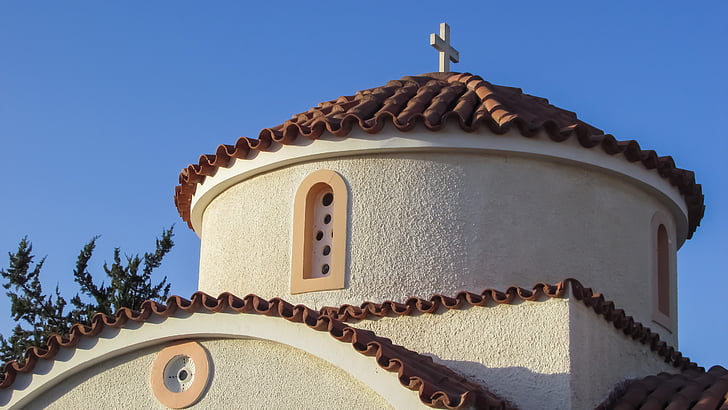 kirkko, Ortodoksinen, uskonto, arkkitehtuuri, Dome, kristinusko, Ayios kornilios