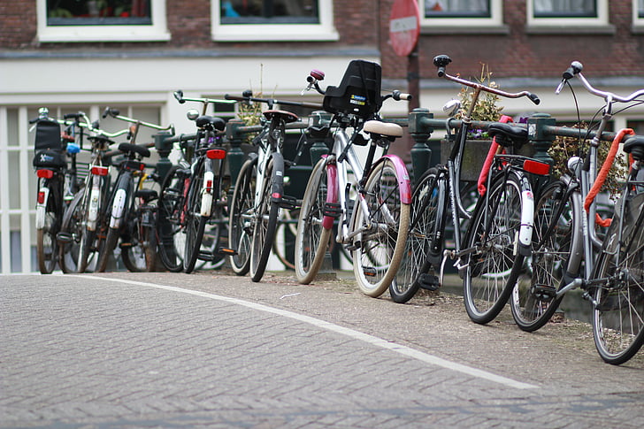 dviratis, Amsterdamas, Nyderlandai