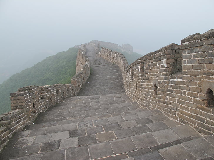 Чудесно, стена, Китай, китайска стена, архитектура, забележителност, Великата стена
