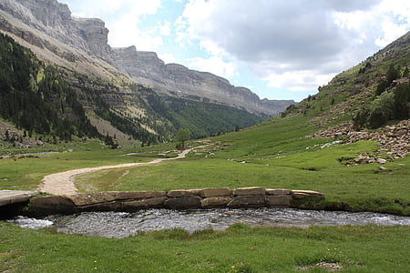 Mountain, Valley, Luonto, maisema, korkealla vuoristossa, vuorikiipeily, Pyrénées