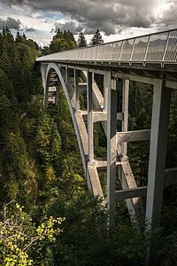 мост, ущелье, echelsbacher мост, ущелье Аммер, Аммер, Архитектура, Долина