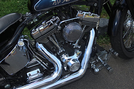 silnik, Motocykl, Harley, Davidson