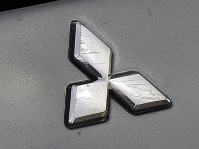 Mitsubishi, automatisk, bil, logo, maske, symbolet, tegn