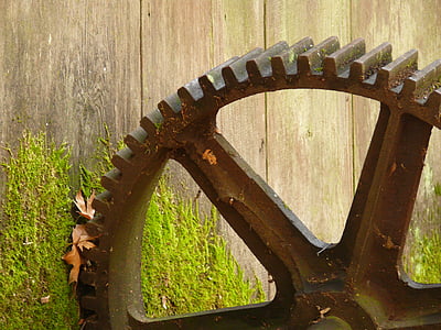 cog, cog wheel, gear, metal, iron, wheel, weathered