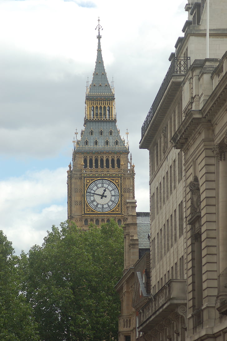 Londres, l’Angleterre, le london eye, rue, vue, architecture, Tourisme
