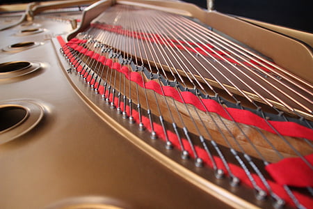 sayap, string, konser grand piano, piano, musik, kotak suara, tindakan piano