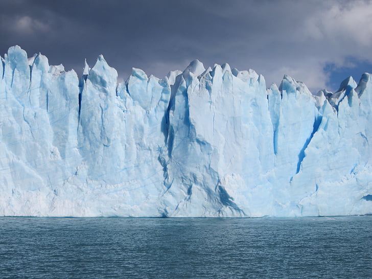 glacial, iceberg, ice, lake, glacier
