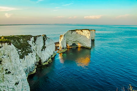 Παλιά ο Χάρι βράχια, Dorset, Ωκεανός, στη θάλασσα, γκρεμό, ακτογραμμή, φύση