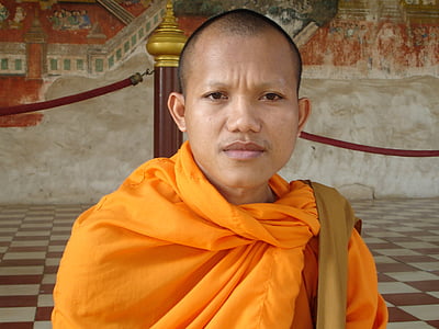 mnich, náboženství, mniši, Buddhismus, klášter, věřící, víra