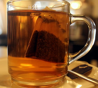 Tee, чаена чаша, черен чай, напитка, купа, Darjeeling, вкусни