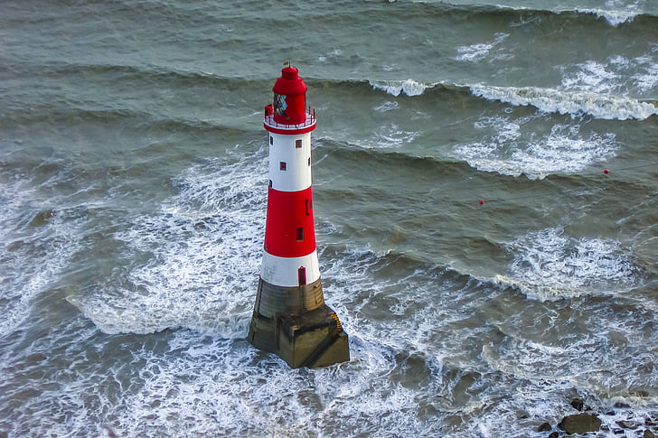 Ocean, Lighthouse, Suurbritannia, Sea, ohutuse, Hoiatus, oht