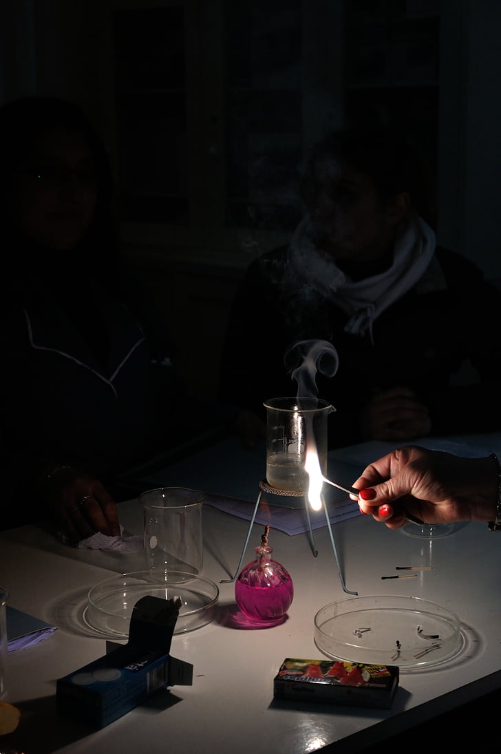 Science, flamme, Lab