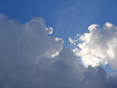 gökyüzü, bulutlar, bulut örtüsü, doğa, Mavi gökyüzü, glomerulus, doğanın güzelliği