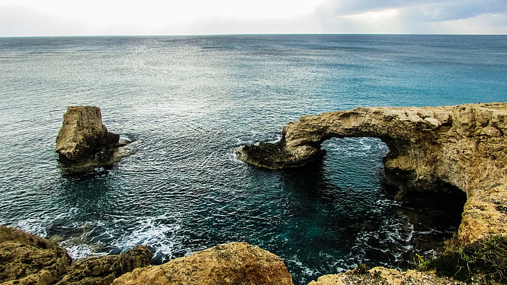 Cypern, Ayia napa, naturlig arch, sightseing