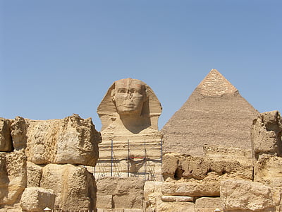 Egypt, Cestovanie, Motív, pyramída, Sphinx, faraón, slávne miesto