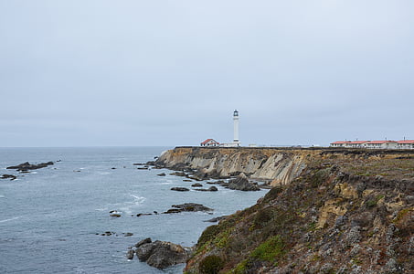 USA, Amerika, Kalifornien, Lighthouse, kusten, Pacific, Stillahavskusten