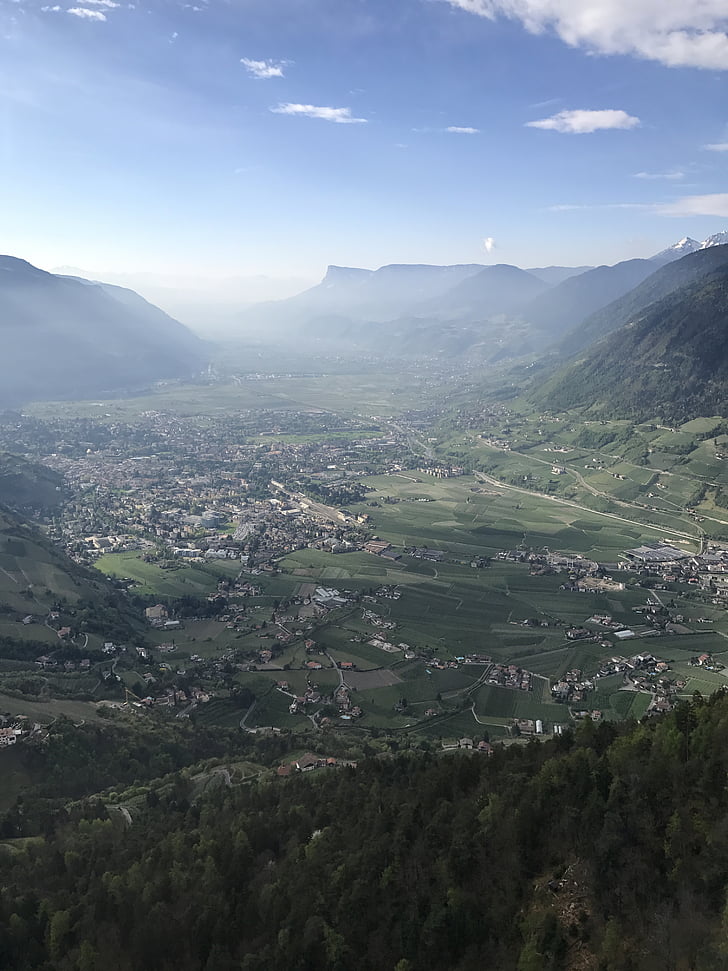 the adige valley, south tyrol, gantkofel