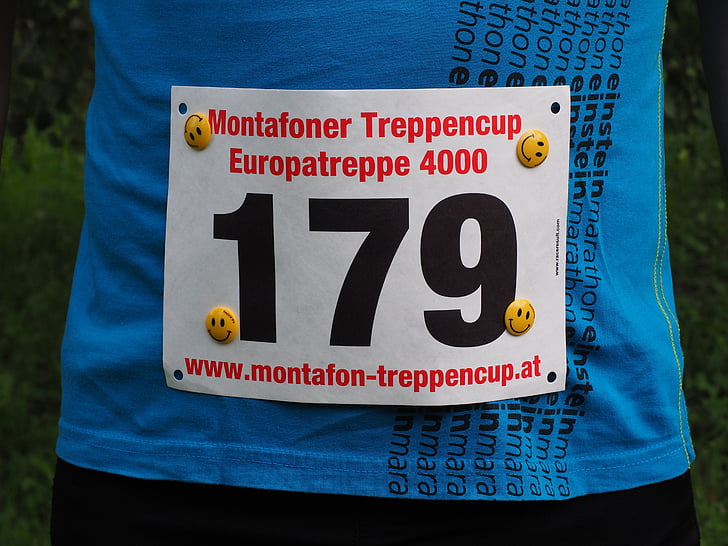 Starter, résztvevő, részt vett, szám, 179, verseny, Montafoner lépcső fut