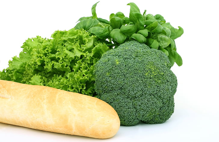 eetlust, brood, broccoli, calorieën, catering, kleurrijke, kooklessen