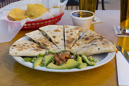 avokado, dip, hrane, Mehiški, mehiške hrane, ploščo, hrano in pijačo