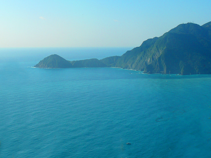 Ταϊβάν, στη θάλασσα, buburimu Χερσόνησος, πλοίο, αλιείας, μπλε, πράσινο