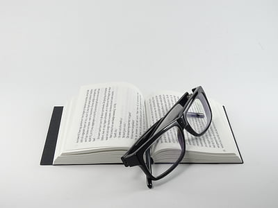 book, booklet, read, glasses, reading glasses, paper, books