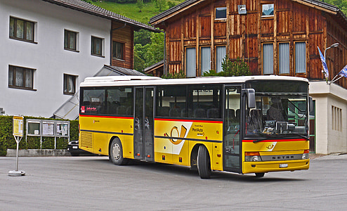 Svájc, p o box, mindenütt, végső rendeltetési helye, Bergdorf, öpnv, szolgáltatási busz