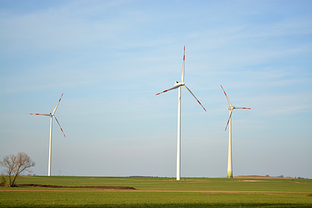 windräder, enerģija, pašreizējais, vēja enerģija, Pinwheel, vides aizsardzības tehnoloģija, ainava