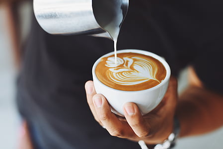coffee, cafe, hot, mug, cup, white, milk