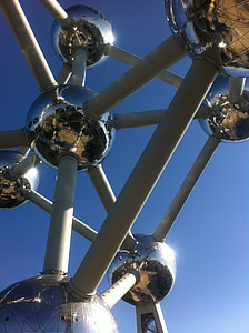 Bryssel, Atomium, yksityiskohta
