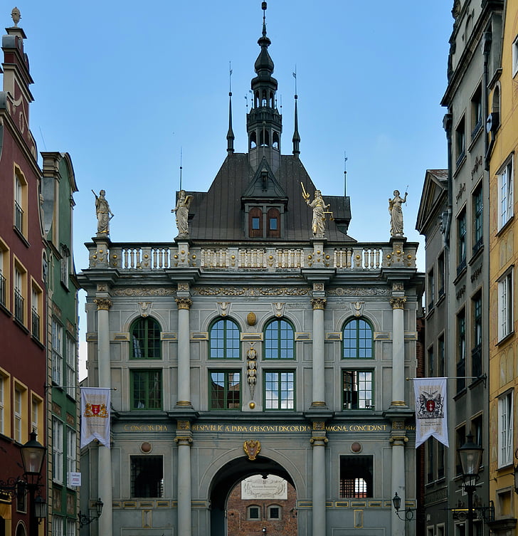 Gdańsk, Golden gate, architecture