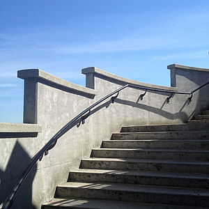 schodiště, nahoru, kariéra, Vancouver, Britská Kolumbie, Kanada