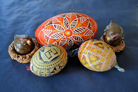 Paskah, Deco, Telur Paskah, ayam telur, telur angsa, tembikar, ayam