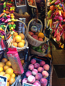 ovocie, Obchod, nakupovanie, supermarket, s potravinami, jedlo, čerstvé