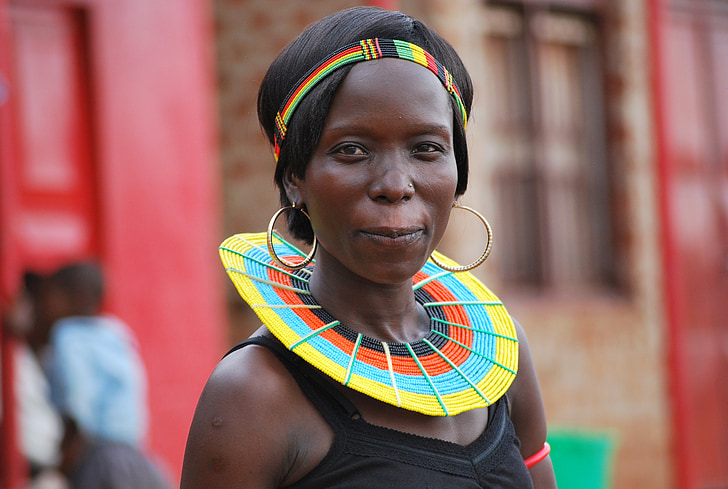 Masai, Châu Phi, người phụ nữ, Cô bé, truyền thống, mọi người, nền văn hóa