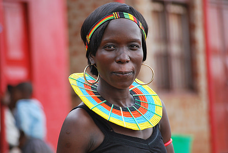 Masai, Afrika, vrouw, meisje, traditie, mensen, culturen