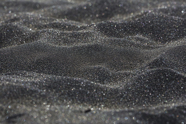 макрос, пясък, Черно, замъглено, мъгла, фокус, дълбочина