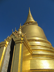 Thaï, Palais, roi, Bkk, voyage, Thaïlande, architecture