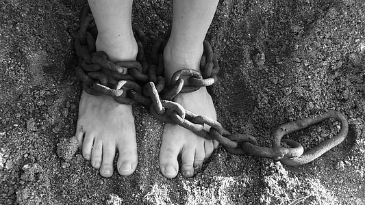 αλυσίδες, πόδια, Άμμος, δουλεία, φυλακή, DOM, τιμωρία