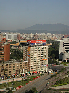 Taipei, ciudad, China, paisaje urbano, moderno, Taiwán, colorido
