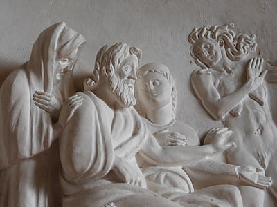 Palazzo del te, dekoration, Bas relief, Mantova, Lombardiet, Italien, monument