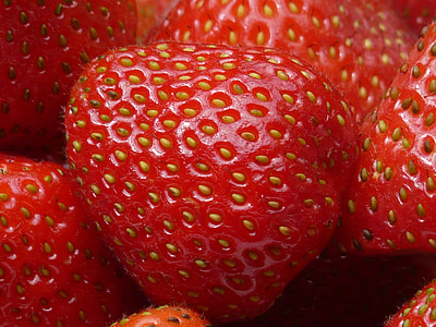 stroberi, buah, Manis, Berry, merah, lezat