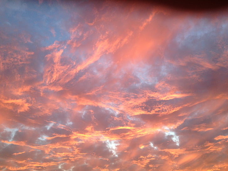 clouds, dawn, dusk, nature, sky, sunset, cloud - Sky